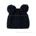 Custom Unisex Winter Knitted Warm Pom Pom Beanie